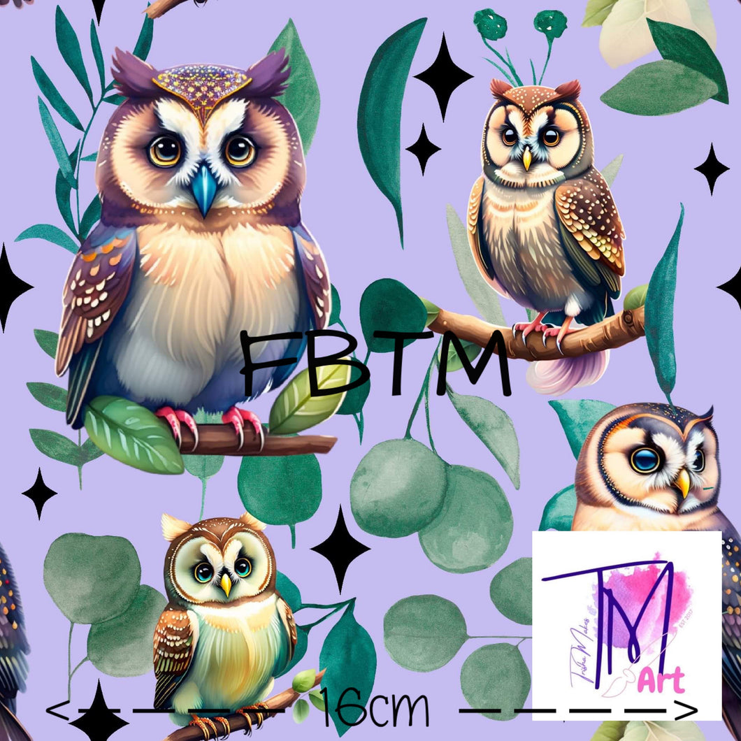 THEME #26 - EXCLUSIVE Hoot Hoot on Purple