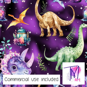 203 - Dinosaur Secrets Purple (UNLIMITED)