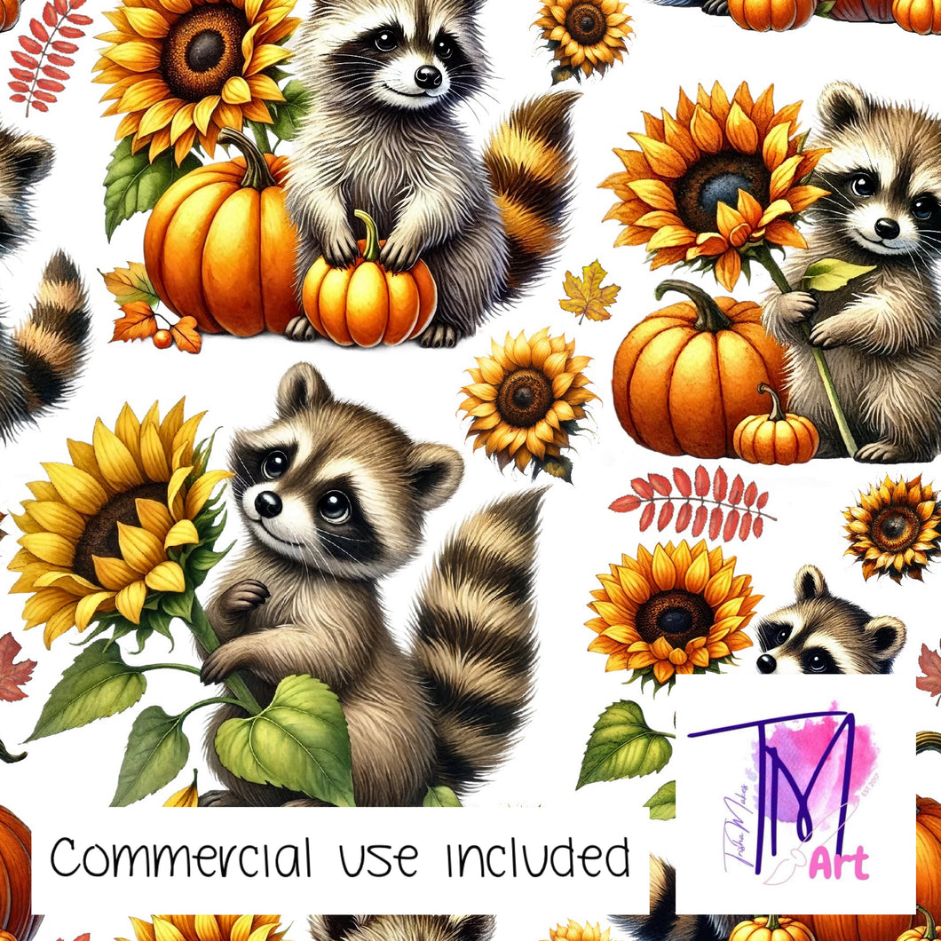 329 - Fall Raccoons (UNLIMITED)