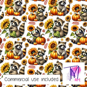 329 - Fall Raccoons (UNLIMITED)