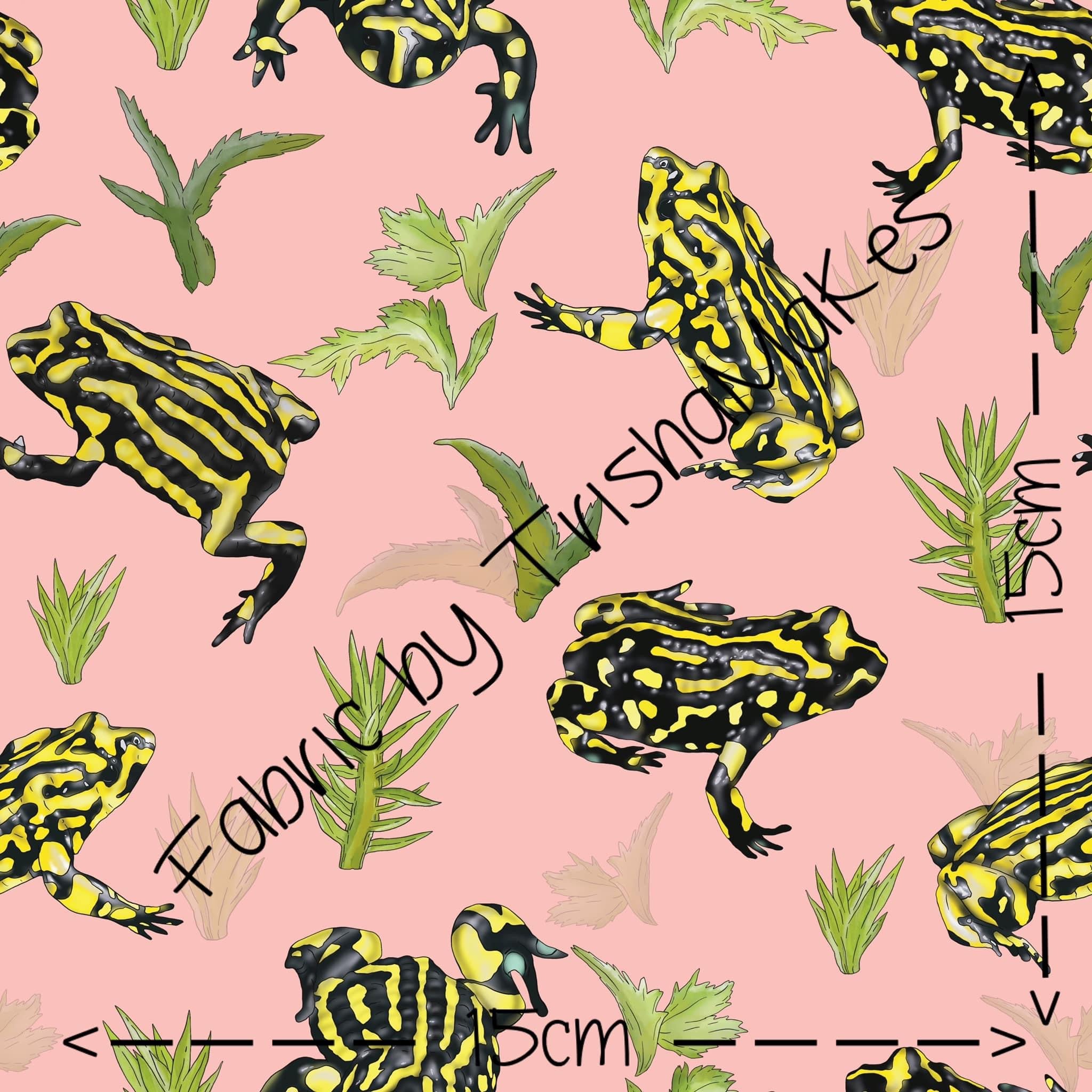 Frog fabric on sale