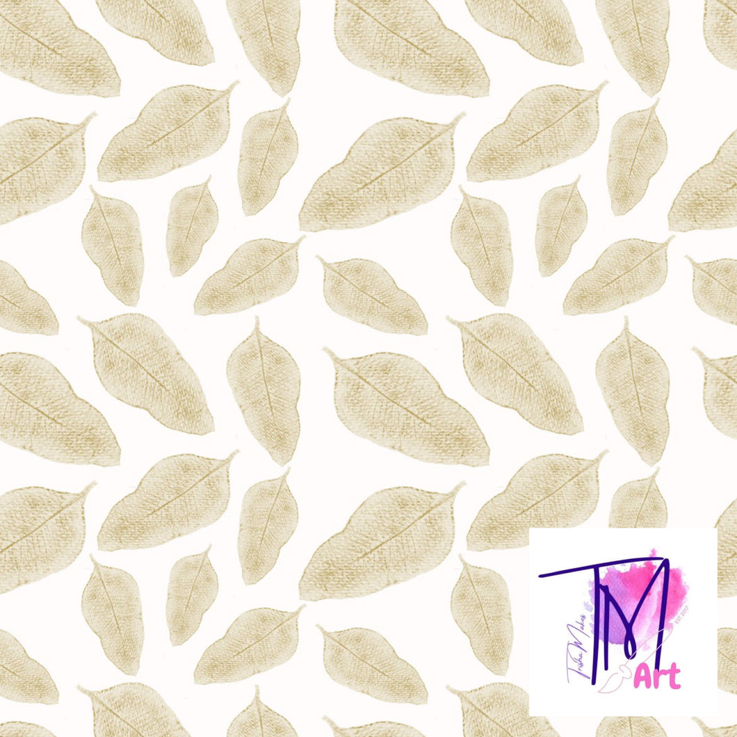 044 Inked Leaf Brown - Seamless Pattern (UNLIMITED)