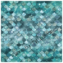 Load image into Gallery viewer, ROUND 1 - Aqua Mermaid Scales