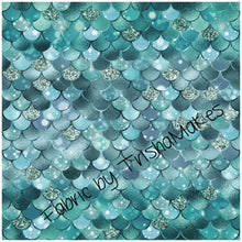 Load image into Gallery viewer, ROUND 1 - Aqua Mermaid Scales