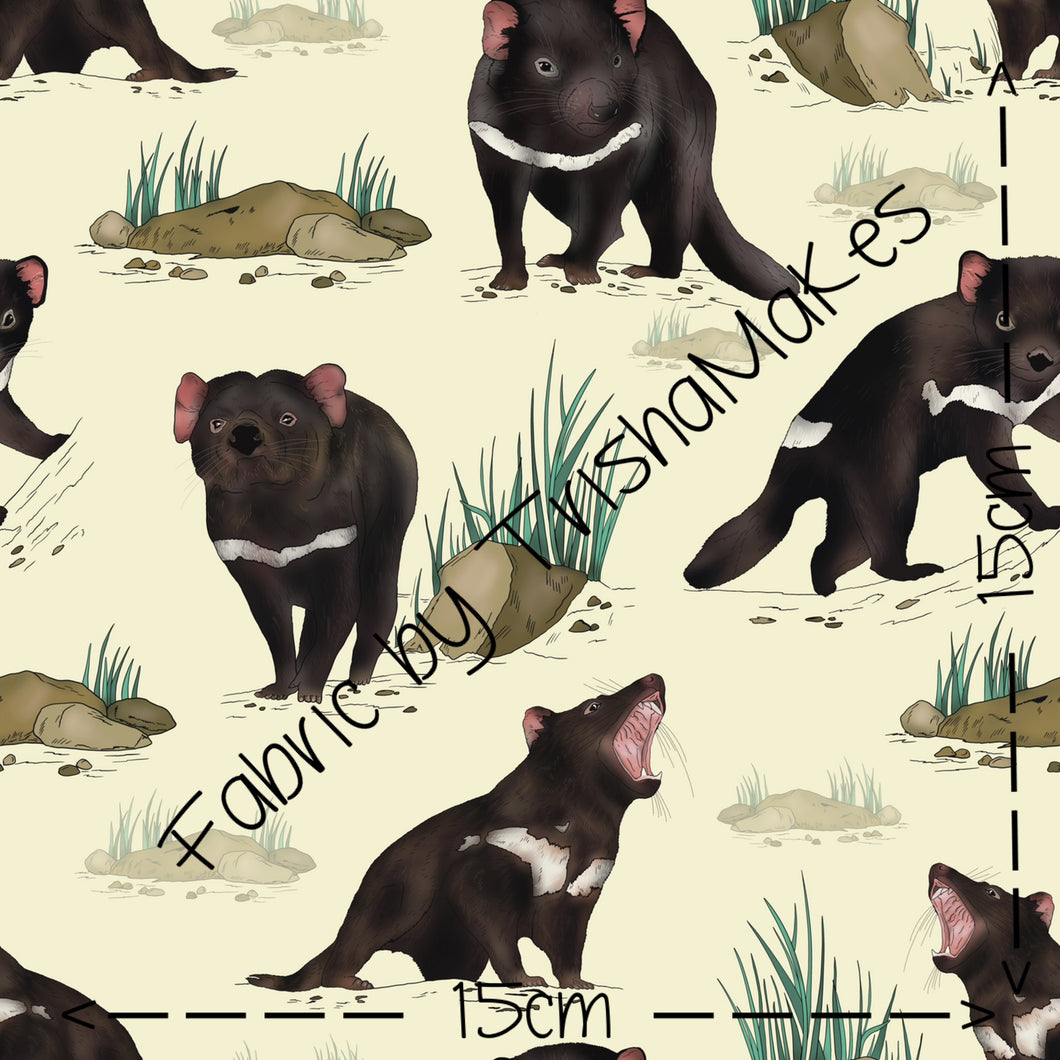 ROUND 17 - Exclusive Tassie Devil Tess on Yellow