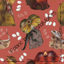 Load image into Gallery viewer, THEME RND 16 - EXCLUSIVE Fred &amp; Freya the Frillies on Red (PUL ONLY)