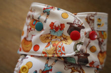 Load image into Gallery viewer, ROUND 26 - Retro Circus (PUL NAPPY CUTS)